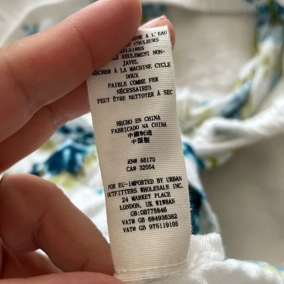 Free People Close to You Ivory Floral Print Top - Picture 6 of 8